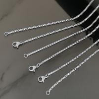 Stainless Steel Box Chain, 304 Stainless Steel, fashion jewelry & DIY, original color, 2mm Approx 23.62 Inch 