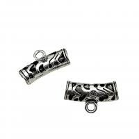 Zinc Alloy Bail Beads, antique silver color plated, vintage & DIY Approx 3mm, Approx 