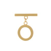 Brass Toggle Clasp, plated, DIY 