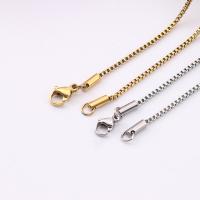 Stainless Steel Chain Necklace, 304 Stainless Steel, plated, fashion jewelry  