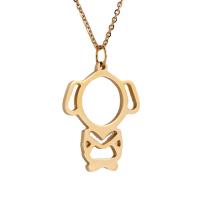 Stainless Steel Pendants, 316L Stainless Steel, 18K gold plated, fashion jewelry & for woman, golden, 35mm 