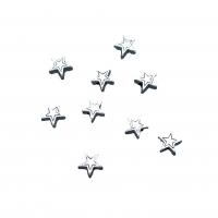 Zinc Alloy Star Beads, antique silver color plated, vintage & DIY Approx [