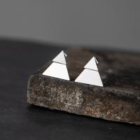 Stainless Steel Stud Earring, 304 Stainless Steel, Triangle, fashion jewelry & for woman 