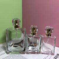Glass Perfume Bottle, with Aluminum Alloy, portable & durable 