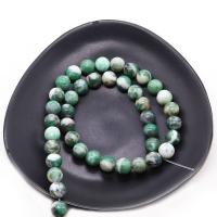 Jade Qinghai , Jade de Qinghai, Esférico, Bricolaje & diverso tamaño para la opción, verde, longitud:aproximado 38 cm, Vendido por Sarta