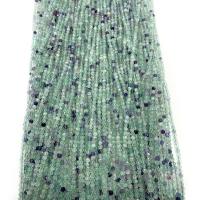 Perles de fluorite, La fluorite verte, DIY & normes différentes pour le choix & facettes, couleurs mélangées Environ 38 cm, Vendu par brin