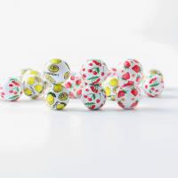 Impression de perles en bois, Hemu-Perles, Rond, DIY & modèles différents pour le choix, plus de couleurs à choisir, 16mm, Vendu par PC