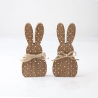 Easter decoration, Middle Density Fibreboard, with Linen, Rabbit, cute 