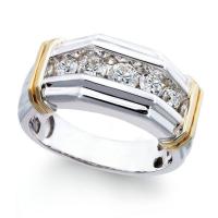 Zinc Alloy Finger Ring, fashion jewelry & for man & with cubic zirconia 