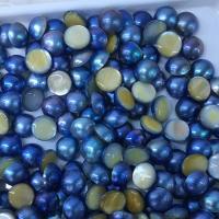 Natural Akoya Cultured Pearl Beads, Akoya Cultured Pearls, DIY & no hole, blue, 13-16mm 