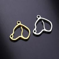 Stainless Steel Pendants, 304 Stainless Steel, plated, fashion jewelry & DIY 10.1*10.3mm 
