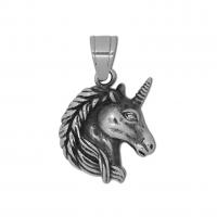 Stainless Steel Pendants, 304 Stainless Steel, Unicorn, plated, fashion jewelry & Unisex 