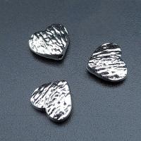 Zinc Alloy Heart Beads, antique silver color plated, vintage & DIY Approx [