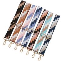 Bag Straps, Polyester and Cotton, Length Adjustable & folk style & for woman 