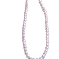 Natural Freshwater Pearl Loose Beads, Slightly Round, DIY, white, nickel, lead & cadmium free, 6.5-7.5mm .5 cm 