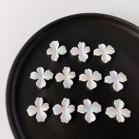 Mobile Phone DIY Decoration, Resin, Flower, break proof & cute, white, 25mm, Approx 
