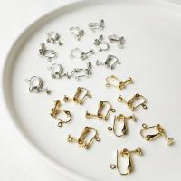 Zinc Alloy Clip Earring Component, plated, durable & break proof & DIY 20mm, Approx 