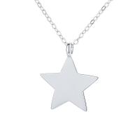 Brass Star Pendants, plated, fashion jewelry & for woman 