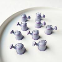 Mobile Phone DIY Decoration, Resin, Teapot, break proof & cute, purple, 20mm, Approx 