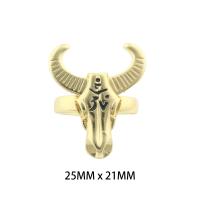 Brass Finger Ring, gold color plated, fashion jewelry & for woman 