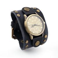 Fashion Watch Bracelet, Cowhide, with Glass & Zinc Alloy, handmade, fashion jewelry & for woman cm [