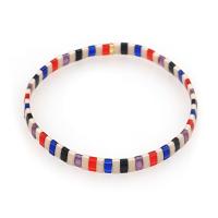 Bracelets Bijoux en verre, TILA-Perles, Style bohème & unisexe, couleurs mélangées Environ 16.5 cm, Vendu par PC
