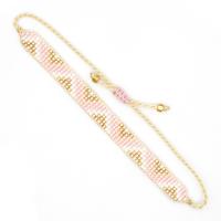 Bracelets Bijoux en verre, Seedbead, avec Cordon de noeud, Réglable & Style bohème & pour femme, couleurs mélangées, 9mm Environ 26 cm, Vendu par PC