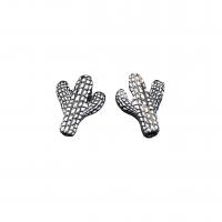 Zinc Alloy Spacer Beads, Opuntia Stricta, antique silver color plated, vintage & DIY Approx [