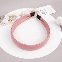 Hair Bands, Synthetic Leather, with Cloth, fashion jewelry 