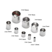 Stainless Steel End Caps, 201 Stainless Steel, machine polished, DIY & machine polishing original color 