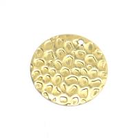Brass Jewelry Pendants, Flat Round, DIY, original color Approx 1.5mm [
