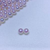 Round Cultured Freshwater Pearl Beads, DIY, 4-4.5mm 