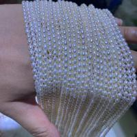 Rice Cultured Freshwater Pearl Beads, DIY, white, 3.5mm Approx 15 Inch [