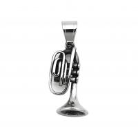 Stainless Steel Musical Instrument and Note Pendant, 304 Stainless Steel, fashion jewelry & for man 