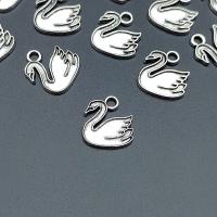 Zinc Alloy Animal Pendants, Swan, antique silver color plated, durable & break proof & DIY Approx 