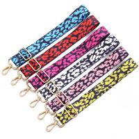 Bag Straps, Polyester, jacquard, Length Adjustable & folk style & for woman & leopard pattern [