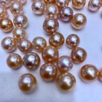 No Hole Cultured Freshwater Pearl Beads, DIY, 9-10mm 