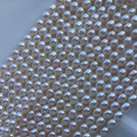 Perlas Arroz Freshwater, Perlas cultivadas de agua dulce, Bricolaje, Blanco, 4-5mm, longitud:aproximado 15 Inch, Vendido por Sarta