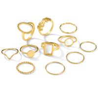 Zinc Alloy Ring Set, plated, 11 pieces & fashion jewelry & for woman 