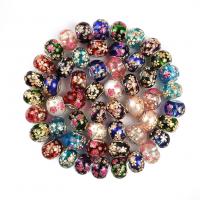 Baking Varnish Glass Beads, stoving varnish, fashion jewelry & for woman, mixed colors Approx 8mm 