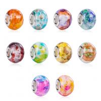 Baking Varnish Glass Beads, fashion jewelry & for woman, Random Color Approx 5mm 
