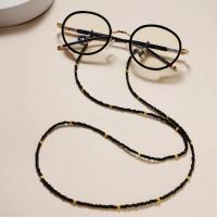 Acrylic Glasses Chain, anti-skidding & multifunctional, black Approx 75 cm [