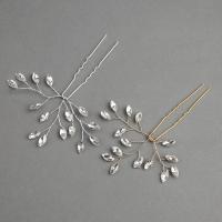 Hair Stick, Zinc Alloy, with Crystal, handmade, fashion jewelry & for woman 