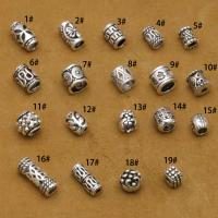 Sterling Silber Spacer Perlen, 925er Sterling Silber, Vintage & DIY & verschiedene Stile für Wahl, 50PCs/Menge, verkauft von Menge