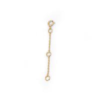 Sterling Silver Extender Chain, 925 Sterling Silver, plated, DIY 1.1mm Approx 5 cm [