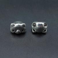 Zinc Alloy Spacer Beads, Pig, antique silver color plated, vintage & DIY Approx 