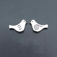 Zinc Alloy Spacer Beads, Bird, antique silver color plated, vintage & DIY Approx 