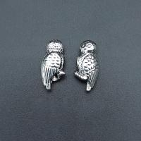 Zinc Alloy Spacer Beads, Owl, antique silver color plated, vintage & DIY Approx 