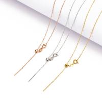 Stainless Steel Jewelry Necklace, 316 Stainless Steel, Vacuum Ion Plating, Adjustable & DIY & for woman 1mm Approx 18.9 Inch 