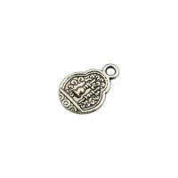 Zinc Alloy Jewelry Pendants, antique silver color plated, DIY Approx 0.2mm 
